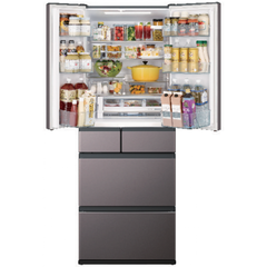 Hitachi 日立 R-KW570RH 436公升 6門 變頻環保雪櫃 (炫幻紫灰)