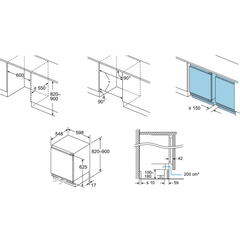 Siemens 西門子 KU21RADE0C 134公升 iQ500 廚櫃底 智能變頻 嵌入式冷藏櫃