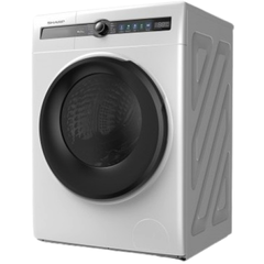 Sharp 聲寶 ES-FH8CH-W 8.0公斤 1200轉 蒸氣抗菌 前置式洗衣機 (白色)