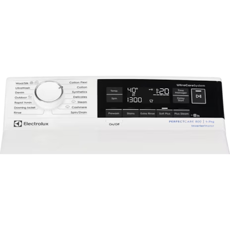Electrolux 伊萊克斯 EW7T3732PE 7.0公斤 1300轉 PerfectCare 700上置式蒸氣洗衣機