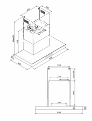 CRISTAL C1803ASS 煙導式抽油煙機