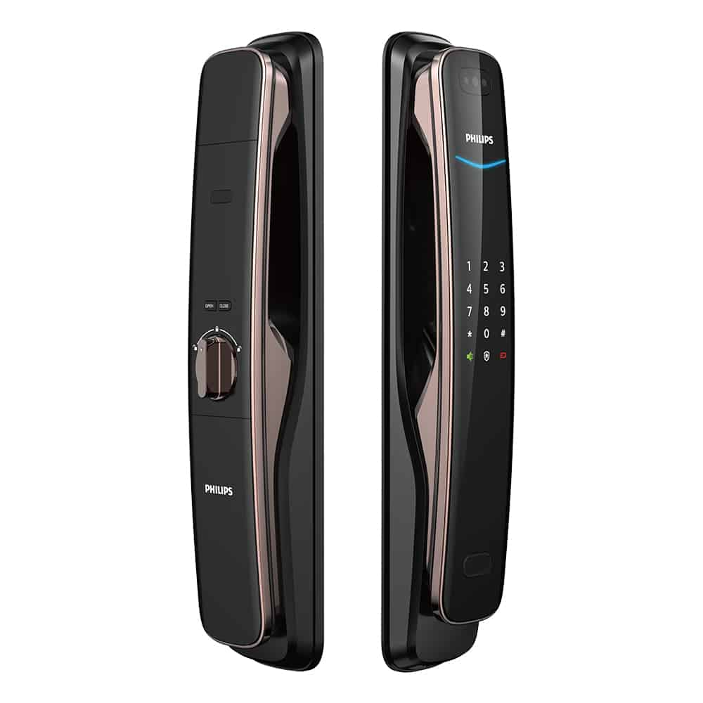 Philips 飛利浦 DDL702-FD Easykey 人臉識別智能鎖 (紅古銅)