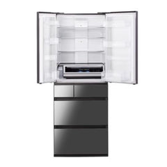 Panasonic 樂聲 NR-F607HX 588公升 ECONAVI 智慧節能六門雪櫃 (黑鋼鏡/香檳金/閃亮白)