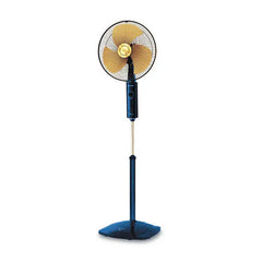 Panasonic 樂聲 F-407XH-GD 16吋 座地風扇 (深藍色 + 金色扇葉)