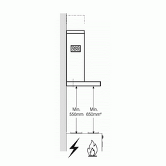 Whirlpool 惠而浦 AKR5101/IX AirClean Power 90厘米 掛牆煙囱式抽油煙機