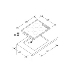 Candy 煮食爐 6500瓦 CC64CH