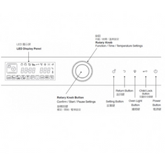 Whirlpool 惠而浦 CS2322M 32公升 4S Maxi+ 座檯式氣炸蒸焗爐 (奶白色)