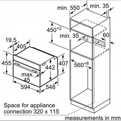 Siemens 西門子 CS736G1B1 45厘米 47公升 iQ700 嵌入式蒸焗爐