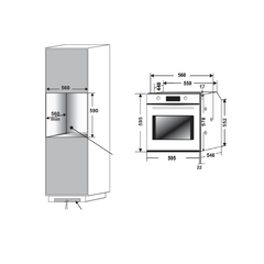 Candy 焗爐 70公升/2100瓦/240⁰C FCP625X/E