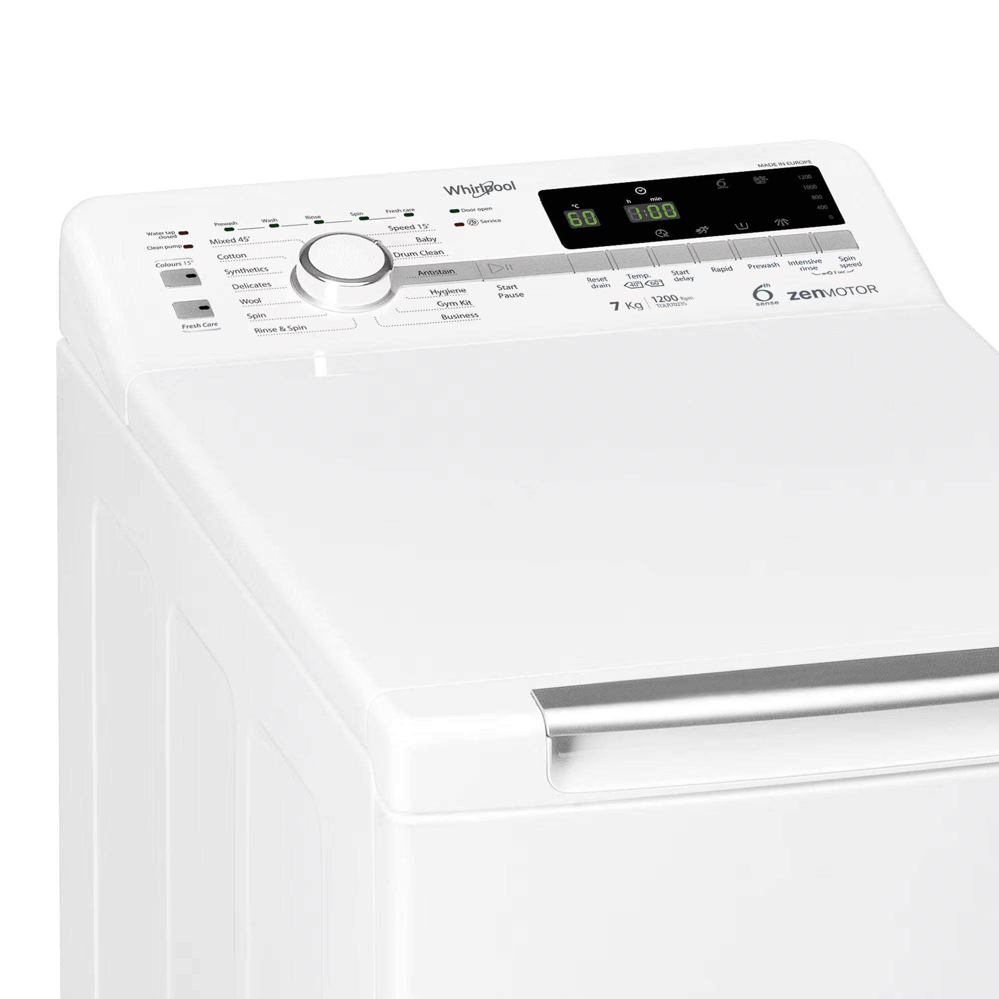 Whirlpool 惠而浦 TDLR70235 7公斤 1200轉 上置式洗衣機