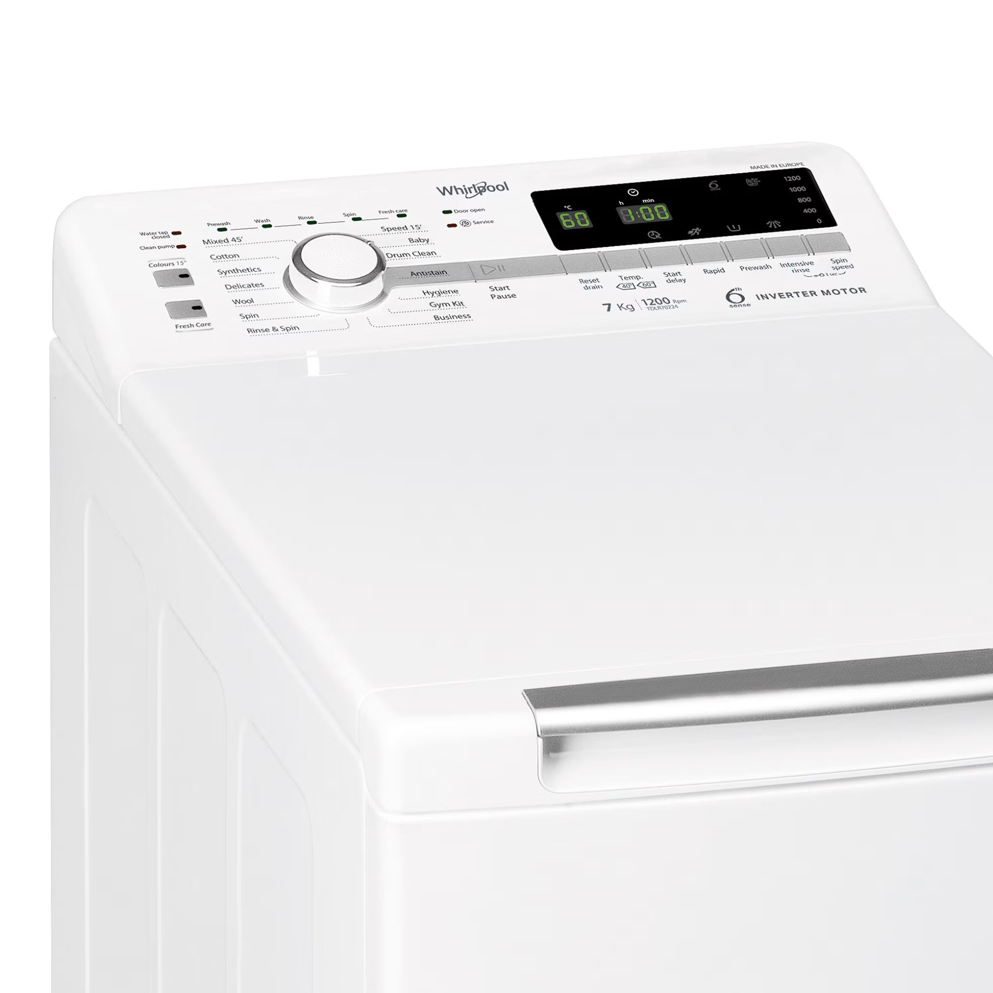 Whirlpool 惠而浦 TDLR70224 7公斤 1200轉 上置式洗衣機