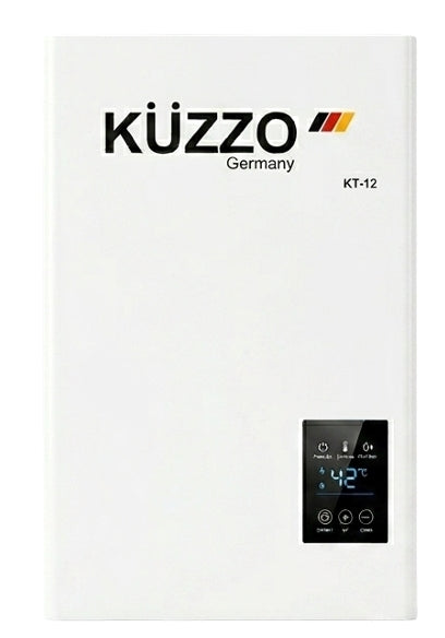 Kuzzo 德信 KT-12RFT 電腦恒溫12升燃氣熱水器（背排）