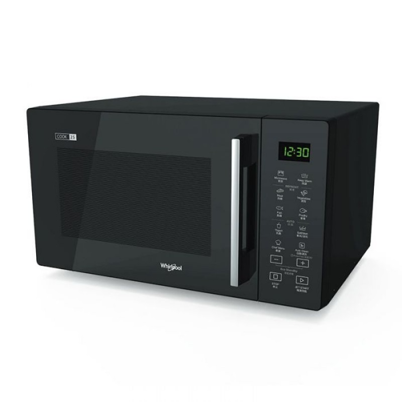 Whirlpool 惠而浦 MS2502B 25公升 900瓦 電子輕觸式微波爐 (黑色)