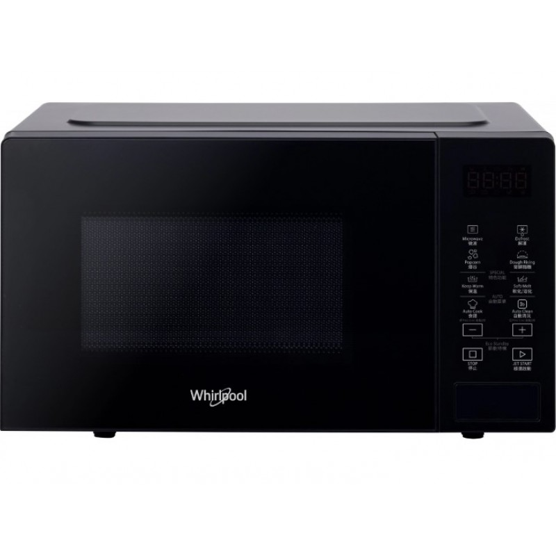 Whirlpool 惠而浦 MWP201EBS 20公升 800瓦 電子輕觸式微波爐 (黑色)