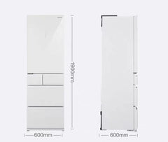 Panasonic 樂聲 NR-E412BGL-W 387公升 嵌入式五門雪櫃（左門較）