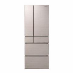 Panasonic 樂聲 NR-F607HX 588公升 ECONAVI 智慧節能六門雪櫃 (黑鋼鏡/香檳金/閃亮白)