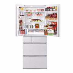 Panasonic 樂聲 NR-F607HX 588公升 ECONAVI 智慧節能六門雪櫃 (黑鋼鏡/香檳金/閃亮白)