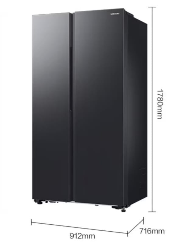 Samsung 三星 RS62DG50B8S9SC 654公升 變頻雙門雪櫃 (浩瀚黑)
