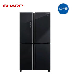 SHARP 聲寶 SJ-GX75F-BK 525公升 十字四門雪櫃