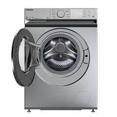 Toshiba 東芝 TW-BL80A2H 7.0公斤 1200轉 400mm超薄身前置式變頻洗衣機 (白色/霧銀灰色)
