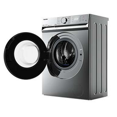 Toshiba 東芝 TW-BL80A2H 7.0公斤 1200轉 400mm超薄身前置式變頻洗衣機 (白色/霧銀灰色)