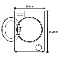 MIJIA 米家 WD105MJA10HK 10.5公斤洗衣/7公斤乾衣 1200轉 前置式洗衣乾衣機