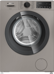 Siemens washing machine with open door on a white background