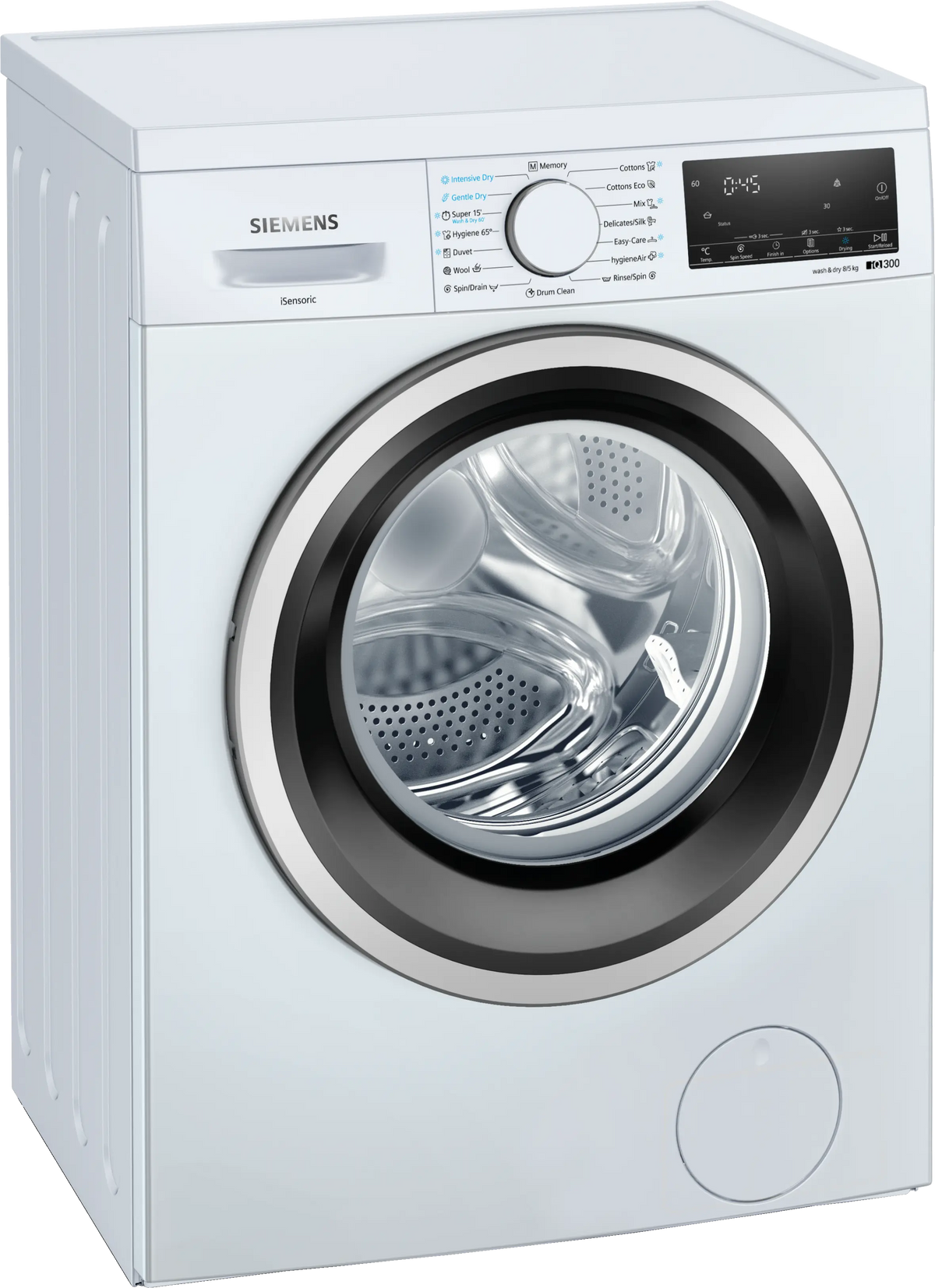 Siemens 西門子 WD14S468HK 洗衣8.0公斤 + 乾衣5.0公斤 1400轉 iQ300 前置式纖薄洗衣乾衣機