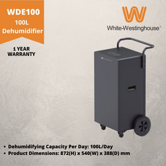 candy White-Westinghouse 抽濕機 100公升 WDE100