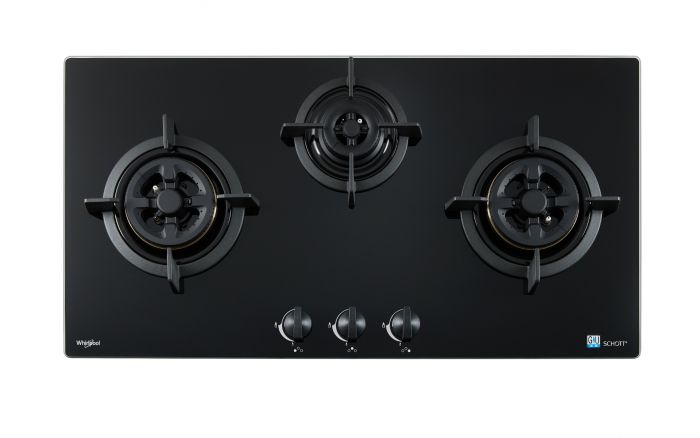 Whirlpool 惠而浦 AGA301/BT 86厘米 6000瓦 嵌入式三頭煤氣煮食爐