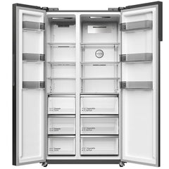 Hitachi 日立 HRSN9552D 525公升 雙門 變頻環保雪櫃 (炫酷鋼灰)