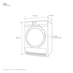 Electrolux 伊萊克斯 EDC804P5WB 8.0公斤 冷凝式乾衣機