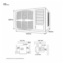 Electrolux 伊萊克斯 EWV215CR1WA 2.5匹 R32 變頻淨冷 窗口式冷氣機