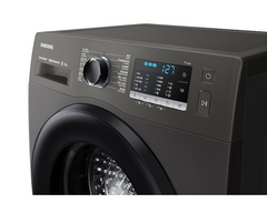 Samsung 三星 WW80AGAS21AXSH 8.0公斤 1200轉 纖巧前置式數碼變頻洗衣機 蒸氣除菌 Ecobubble™（銀灰色）