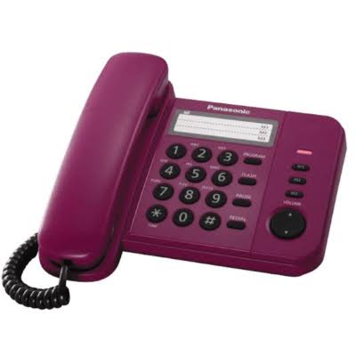 Panasonic 樂聲 KX-TS520MX-R 有線電話 (紅色)