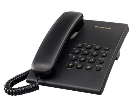 Panasonic 樂聲 KX-TS500MX-B 有線電話 (黑色)
