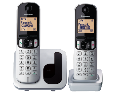 Panasonic 樂聲 KX-TGC212HK-S 室內無線電話 (銀色)