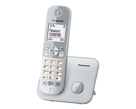 Panasonic 樂聲 KX-TG6811HK-S 室內無線電話 (珍珠銀)