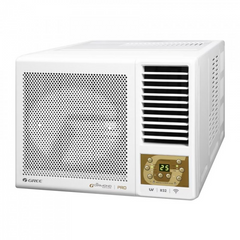 GWF09P 1.0匹 R32 G-Panel 雙黑鑽 變頻淨冷 窗口式冷氣機